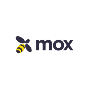 Logotipo de MOX, empresa de logísta de última milla para tiendas online