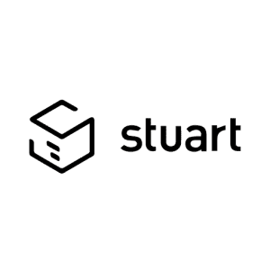 Stuart logo, last mile parcel company