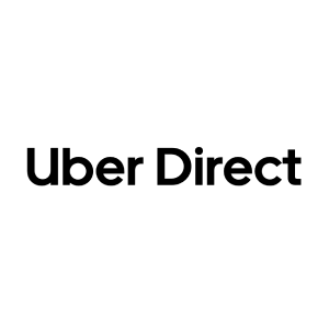 Uber Direct logo, last mile food delivery company